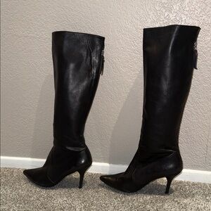 Stuart Weitzman Black Heeled Boots